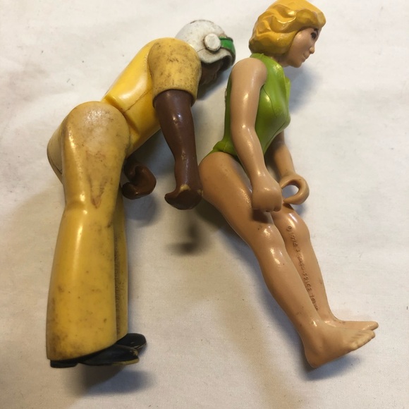 Vintage 1970sFisher Price Adventure People Wilderness Patrol PONTOON BOAT  2 Fig - Picture 6 of 9